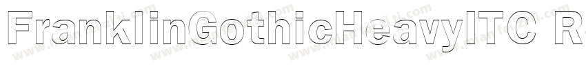 FranklinGothicHeavyITC Regular字体转换